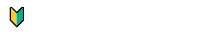 AfriScribe Proofreading Logo